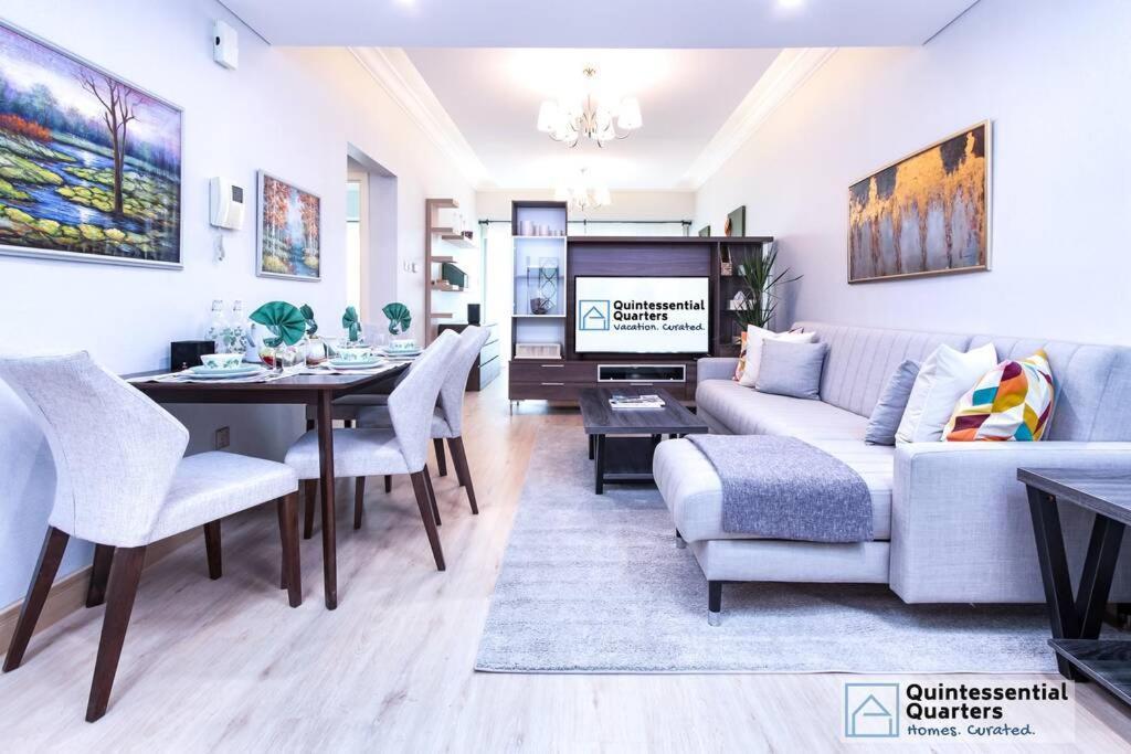 Downtown Cozy Home + Partitioned Living Room Dubaï Extérieur photo